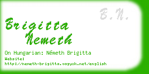 brigitta nemeth business card