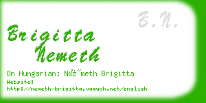 brigitta nemeth business card